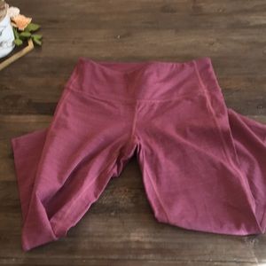 Athleta maroon leggings